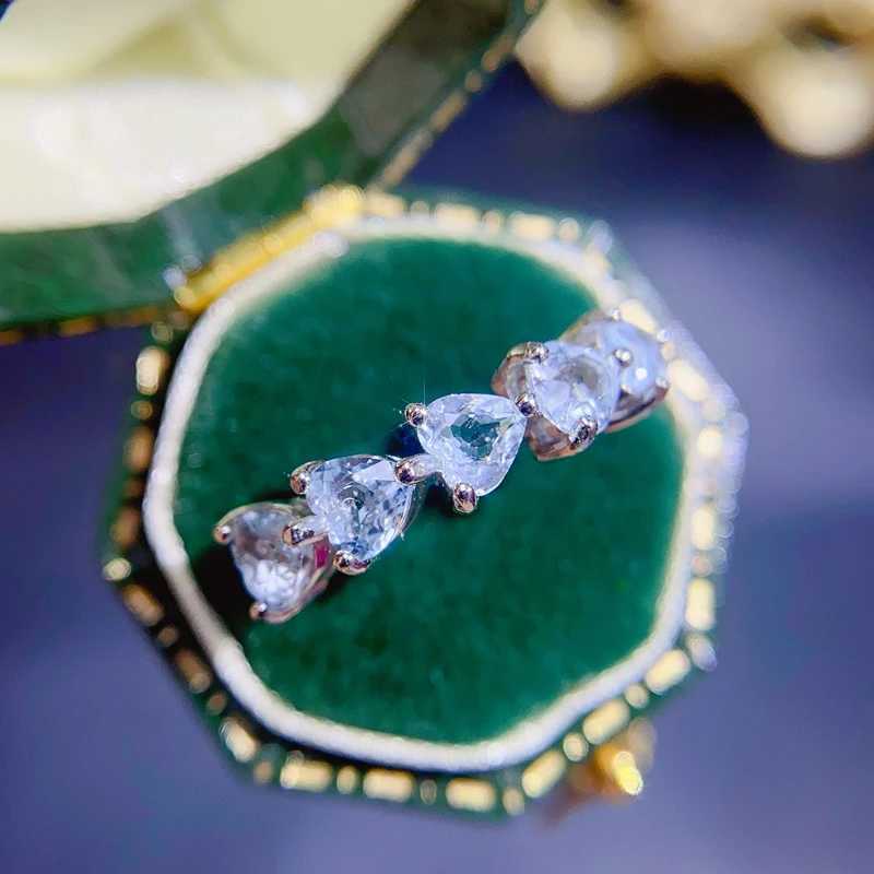A natural heart-shaped yellow jade ring recommended by a lady made of 925 pure silver is a simple and beautiful store pickpocket W240925