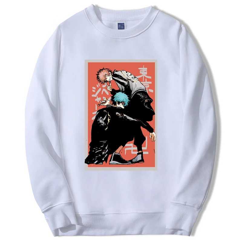 2024 Hot Anime Tokyo Revengers Hoodies Men Women Mikey Anime Graphic Sweatshirts Harajuku Casual Round Neck Tracksuit PulloverX240925