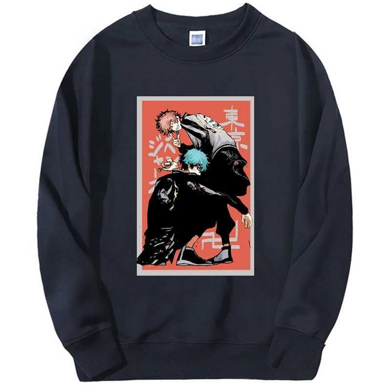 2024 Hot Anime Tokyo Revengers Hoodies Men Women Mikey Anime Graphic Sweatshirts Harajuku Casual Round Neck Tracksuit PulloverX240925