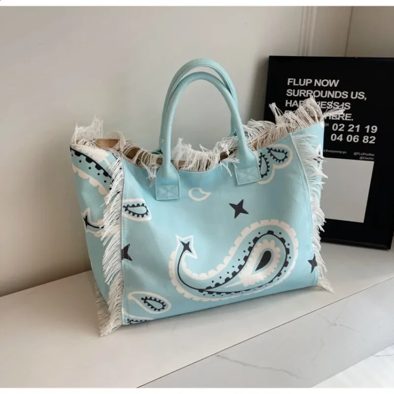Patchwork canvas 2024 high-quality womens handbag large capacity fashionable casual shoulder bag soft handbag 240925