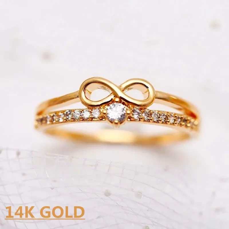 Infinite Love Ring Female Engagement Wedding Ring Fashion Womens Promise Ring Wedding Band Anniversary Gift Party Jewelry W240925