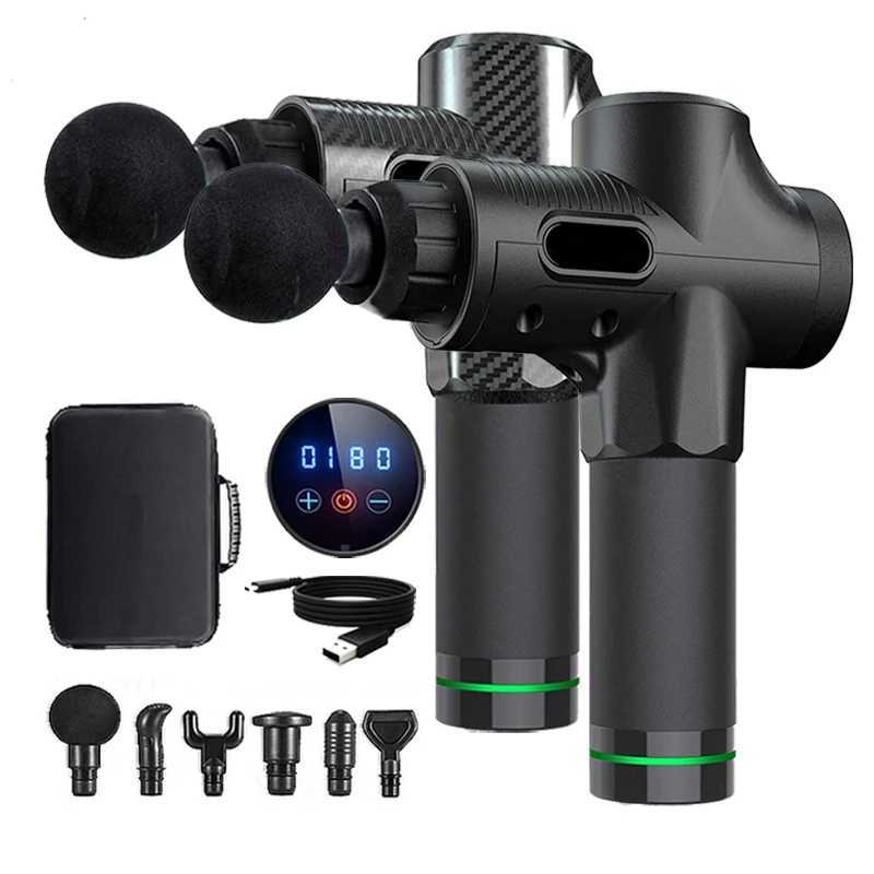 Deep Muscle Massage Gun Electric Percussion Pistol Massage Machine Used for Body Neck Back Leg Fitness Tools Level 30 Deep Muscle Massage Gu W240924
