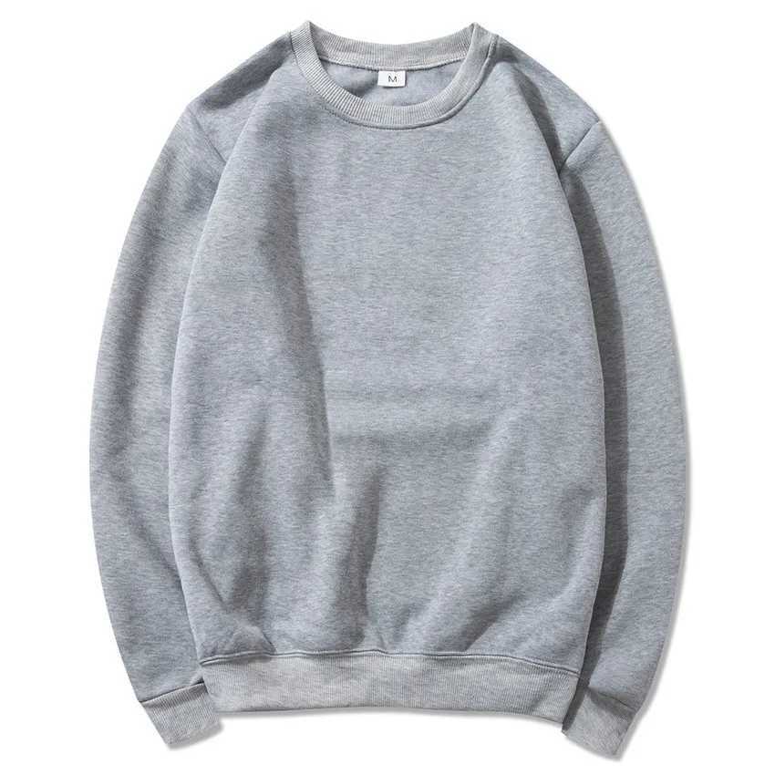New Brand Men/Women Hoodie Spring Autumn Winter Warm Fleece Male Fashion Sweatshirts Solid Color Round neck Hip Hop Pullover topX240925