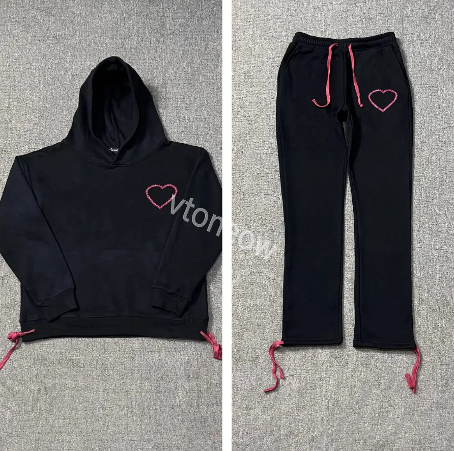 Designer Mens Tracksuits Sportswear Set Cotton Winter Embroidery shooter warm women Y2k hoodies Designer long sleeve hoody pullover with pants Hight Quality