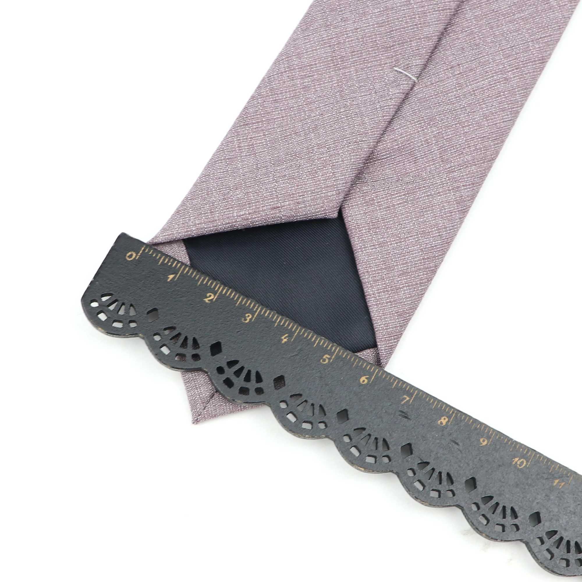 Fashionable Collar Classic Mens Slik Polter Solid Color Tie Business Party Wedding Set Tight Collar Tie Accessories Y240925