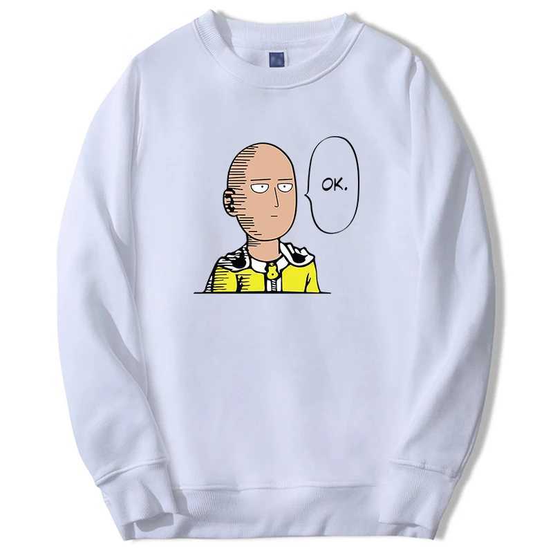 One Punch Man Graphic Hoodie Anime Saitama Men/women Harajuku Sweatshirts Fashion Round Neck Hip Hop Pullover New SportswearX240925