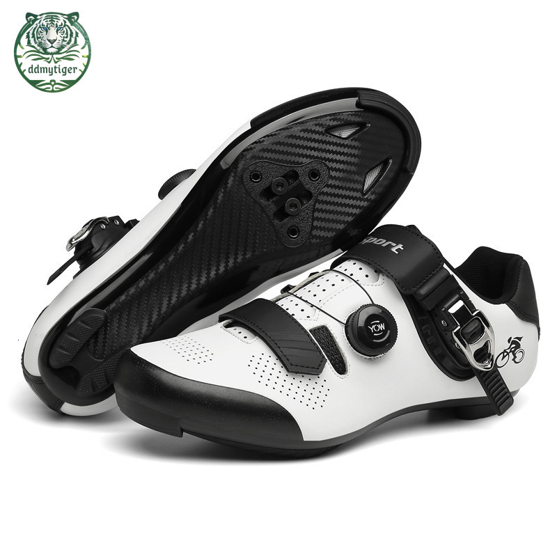 ddmytiger Straight size cycling hard soled outdoor mountain lock shoes, breathable road bike shoes A ddmythur