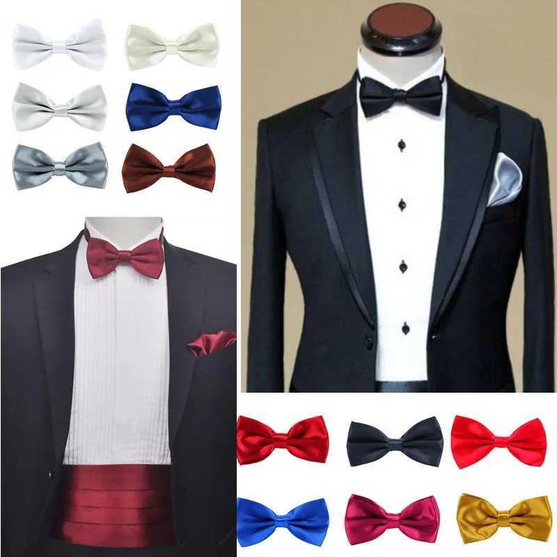 Classic Fashion Novel Mens Adjustable Evening Dress Tie Collar Formal Collar Pajaritas Business Wedding M Dress Y240925
