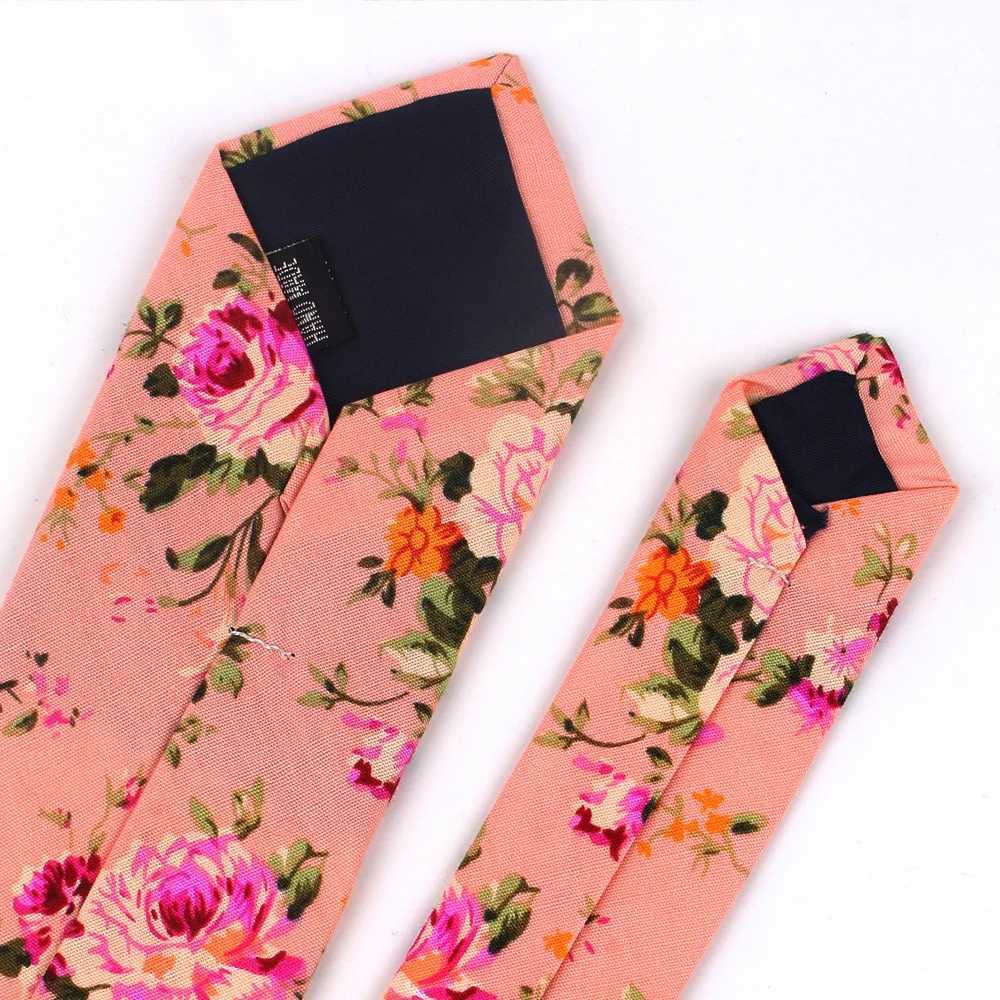 Floral Print Tie For Men Wen Skinny Neck Tie For Wedding Casual Mens Neckties Classic Suits Slim Neck Ties Cravat X250407