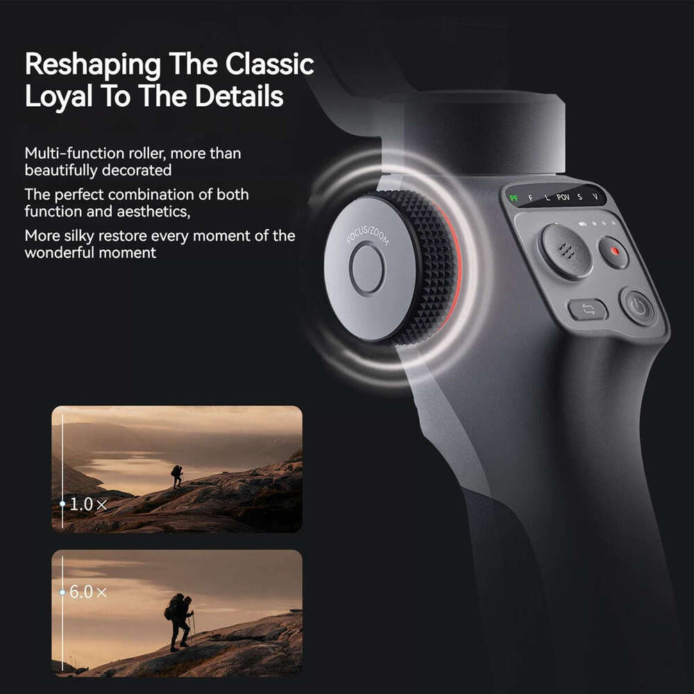 shanshi NEW Professional 3-Axis 360 Inception Mode Gimbal Handheld Stabilizer with AI Tracking Video Camera Selfie Designed Extreme Sports