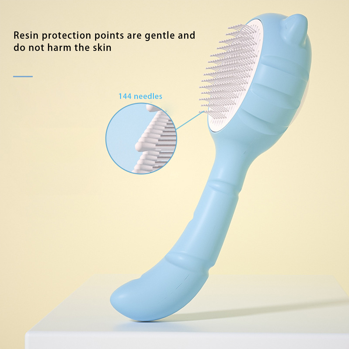 Halloween pet comb cat ear type dog cat comb floating hair removal brush one click comb