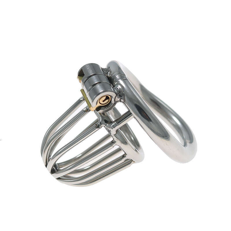Qiqu Stainless Steel Chastity Lock Penis Cage Binding Alternative Sexual Tools Passionate Lower Body Training Adult Toys