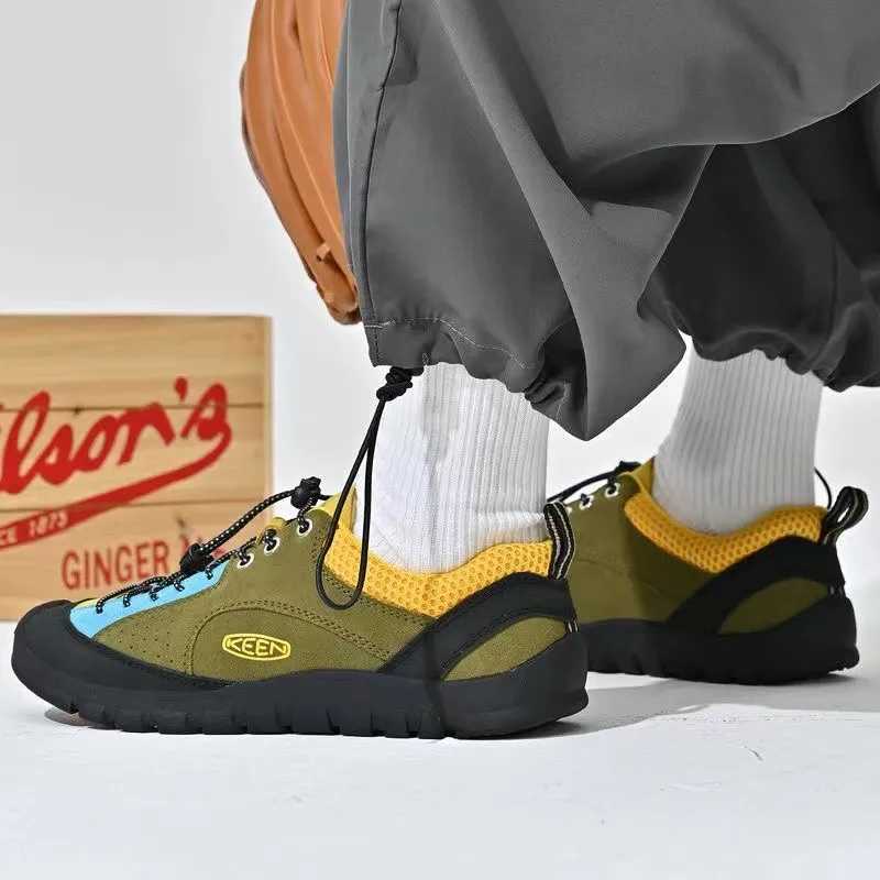 Outdoor ShoesFashion New Outdoor Climbing Sneaker Men Casual Shoes Lace Up Hiking Shoes Men Sport Shoes Trekking Shoes Woman Plus Size 35-45 Z240924