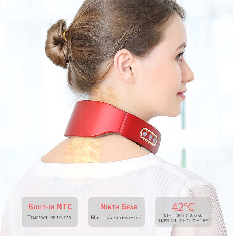 Neck Care Instrument Cervical Spine Massage Shoulder and Intelligent Electric Pulse 240919