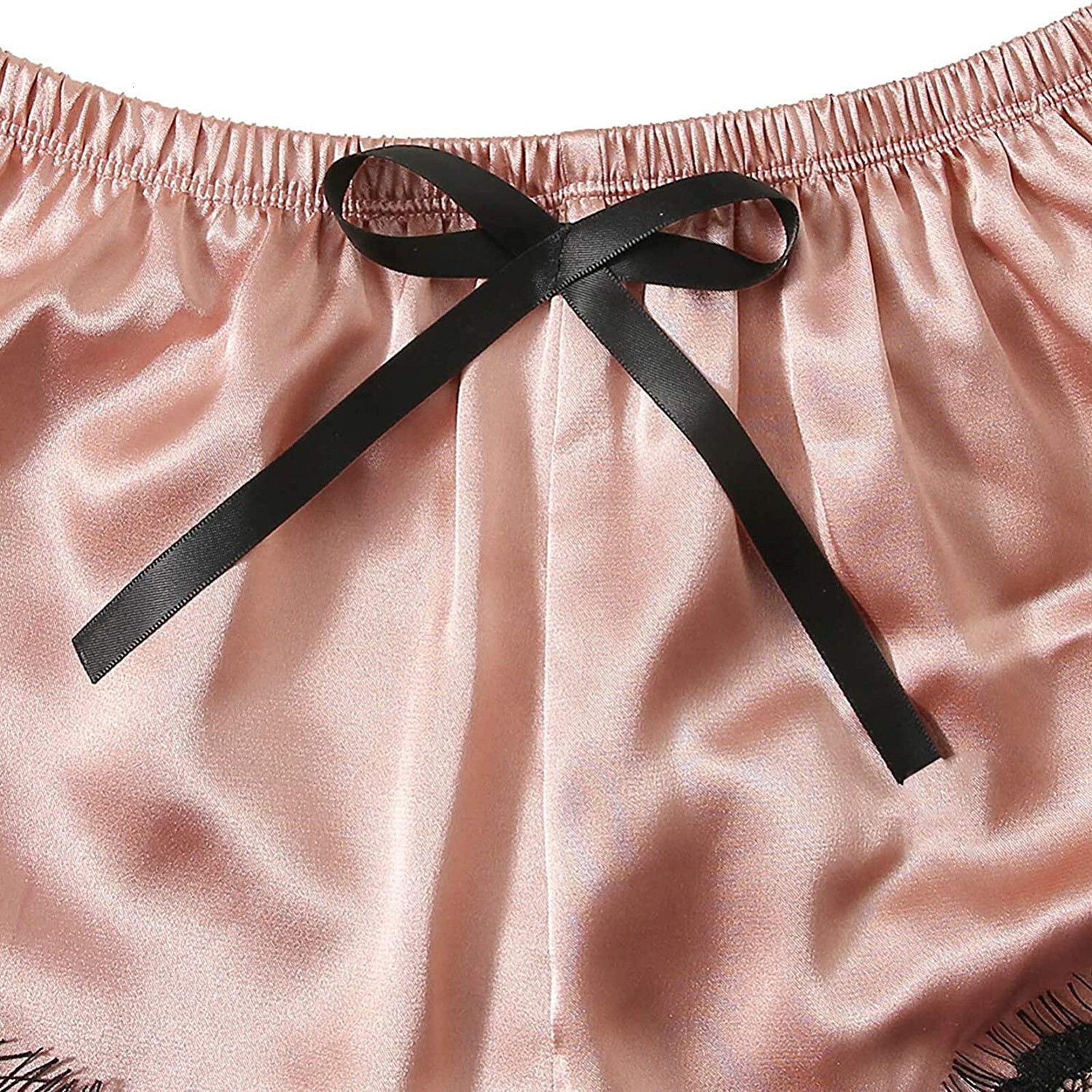 European and American underwear 4-piece Lei suspender pamas women's summer set nightgown