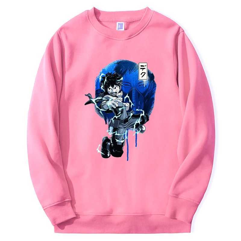 My Hero Academia Hoodie For Men/women Anime Bakugou Boku No Hero Graphic Sweatshirt Round Neck Oversize Streetwear SportswearX240925