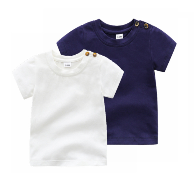 T-shirts Lovely Baby Boys Girls T-shirts Summer Toddler Short Sleeve Shirt Cotton Infant Shirts Newborn Tops TeesY250119ZIW9