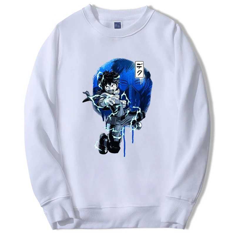 My Hero Academia Hoodie For Men/women Anime Bakugou Boku No Hero Graphic Sweatshirt Round Neck Oversize Streetwear SportswearX240925
