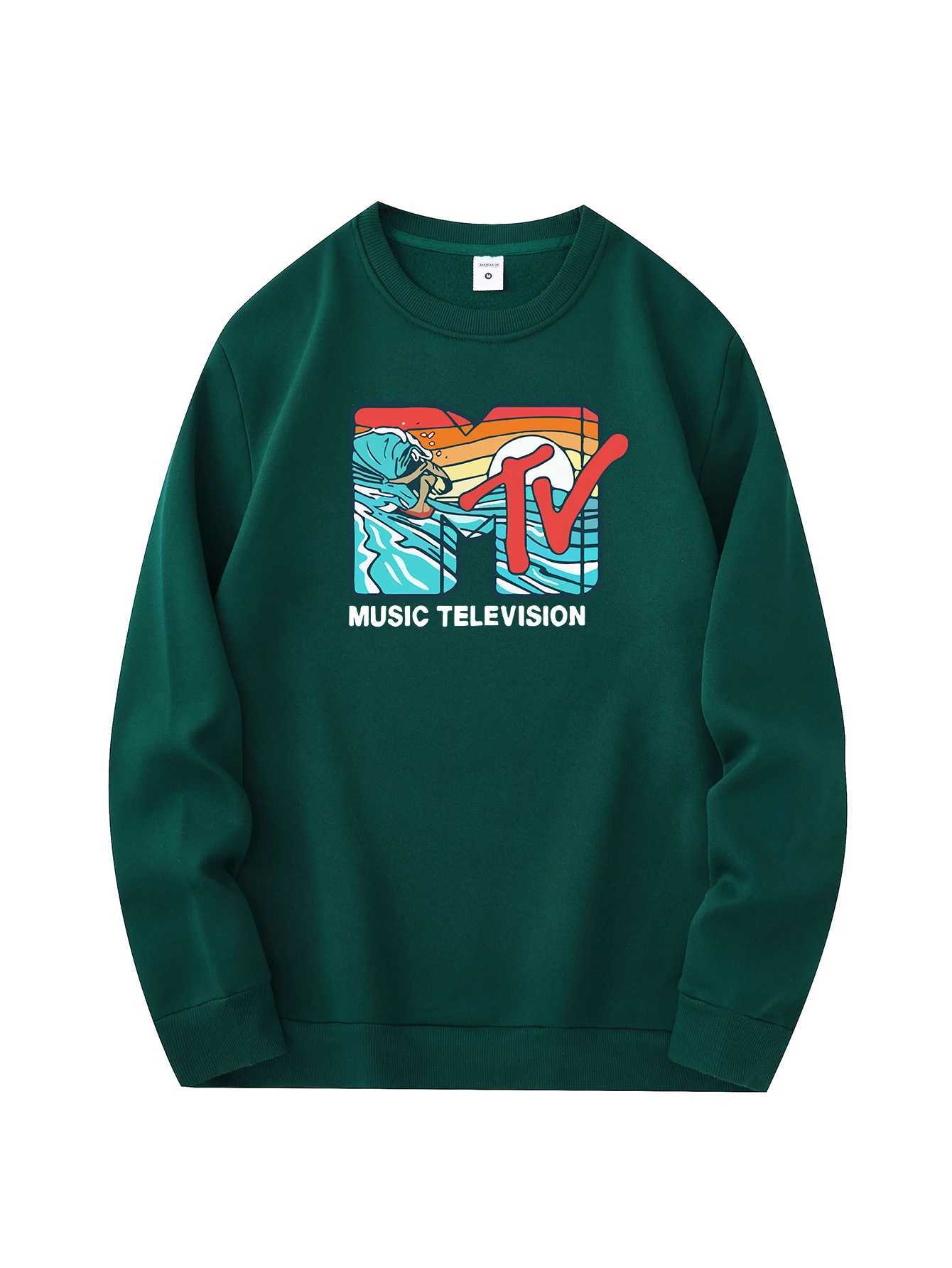 Mens new fashion round neck sweater casual and daily comfort round neck sweatshirt wave print mens jacketX240925
