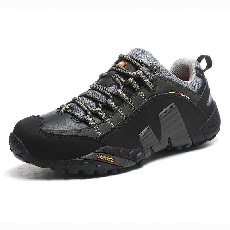 Outdoor ShoesOutdoor Lover Shoes Men Waterproof Hiking Shoes Mountain Boots Genuine Leather Woodland Hunting Tactical Shoes Z240924