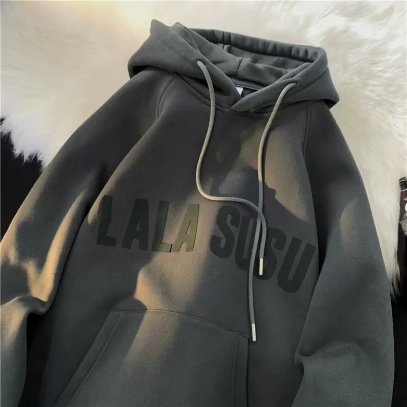 Men's Tracksuits Brand Thermal Hooded Sweatshirt For Men Cotton Pullover Hoodie Sport Pocket Casual Spring Extra Heavy Hoodies 3xl