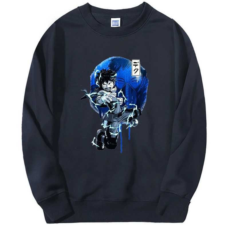 My Hero Academia Hoodie For Men/women Anime Bakugou Boku No Hero Graphic Sweatshirt Round Neck Oversize Streetwear SportswearX240925