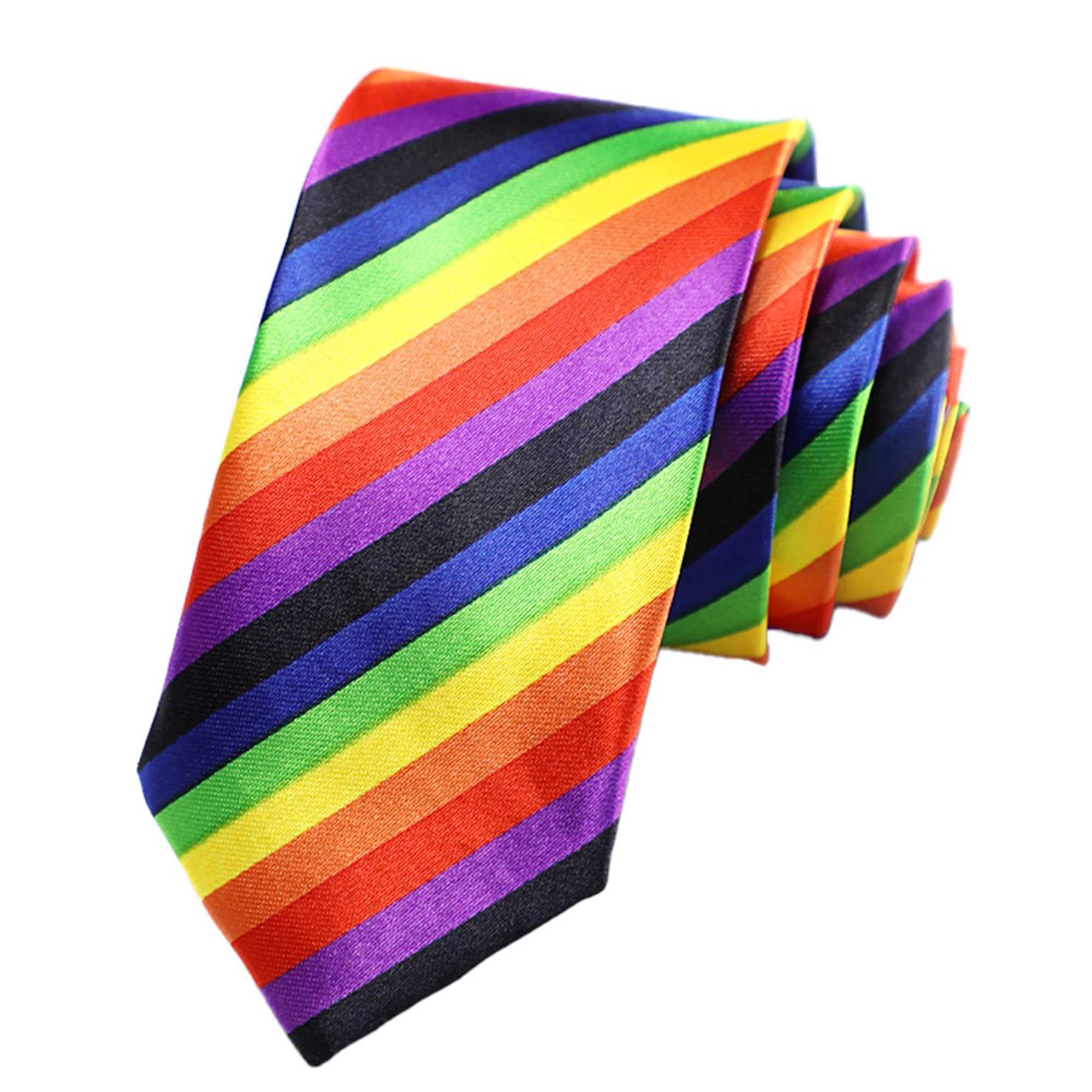 Classic striped tie casual and fashionable Sn six neck synthetic silk round neck printed bow suitable for stage parties Y240925