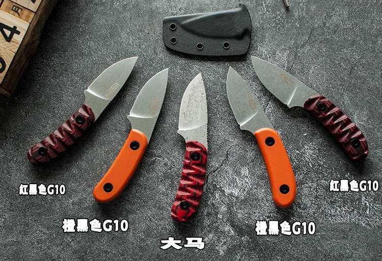 PSRK CANDIRU 12C27 Blade G10 Handle EDC Fixed Knife Outdoor Camping Knife Survival Tool Tactical Knife Practical EDC Tool CL240925