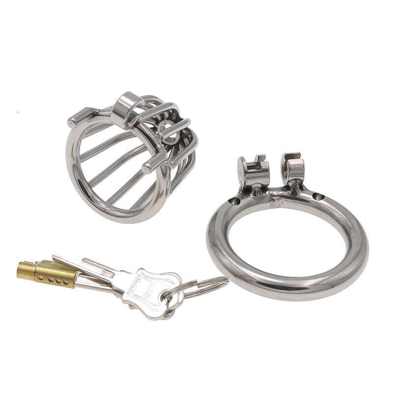 Qiqu Stainless Steel Chastity Lock Penis Cage Binding Alternative Sexual Tools Passionate Lower Body Training Adult Toys