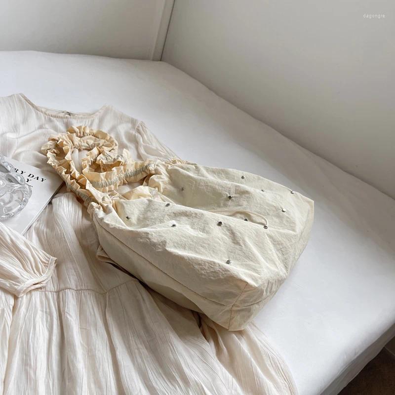 2025 NEW Shoulder Bags MUDUO Fashion Soild Color Woven Canvas Handbag Women's Large Capacity Student's zhanyishengli