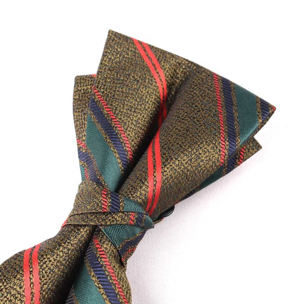 Classic mens pre tied tie ribbon tie mens wedding Christmas gift Y240925