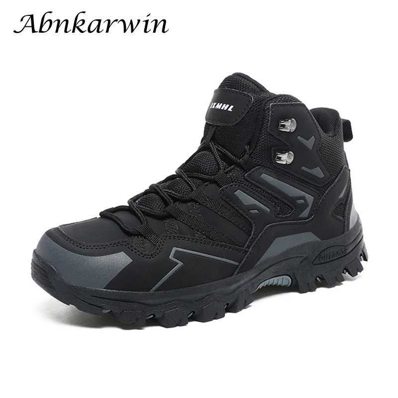 Outdoor ShoesWinter Men Outdoor Hiking Shoes Trekking Ankle Boots Mountain Shoes Tracking Hike Sneakers Dropshipping Z240924