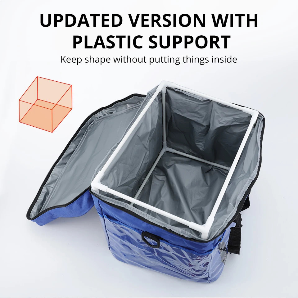 3040L cooler bag travel delivery outdoor picnic portable food cake insulated waterproof lunch box 240724