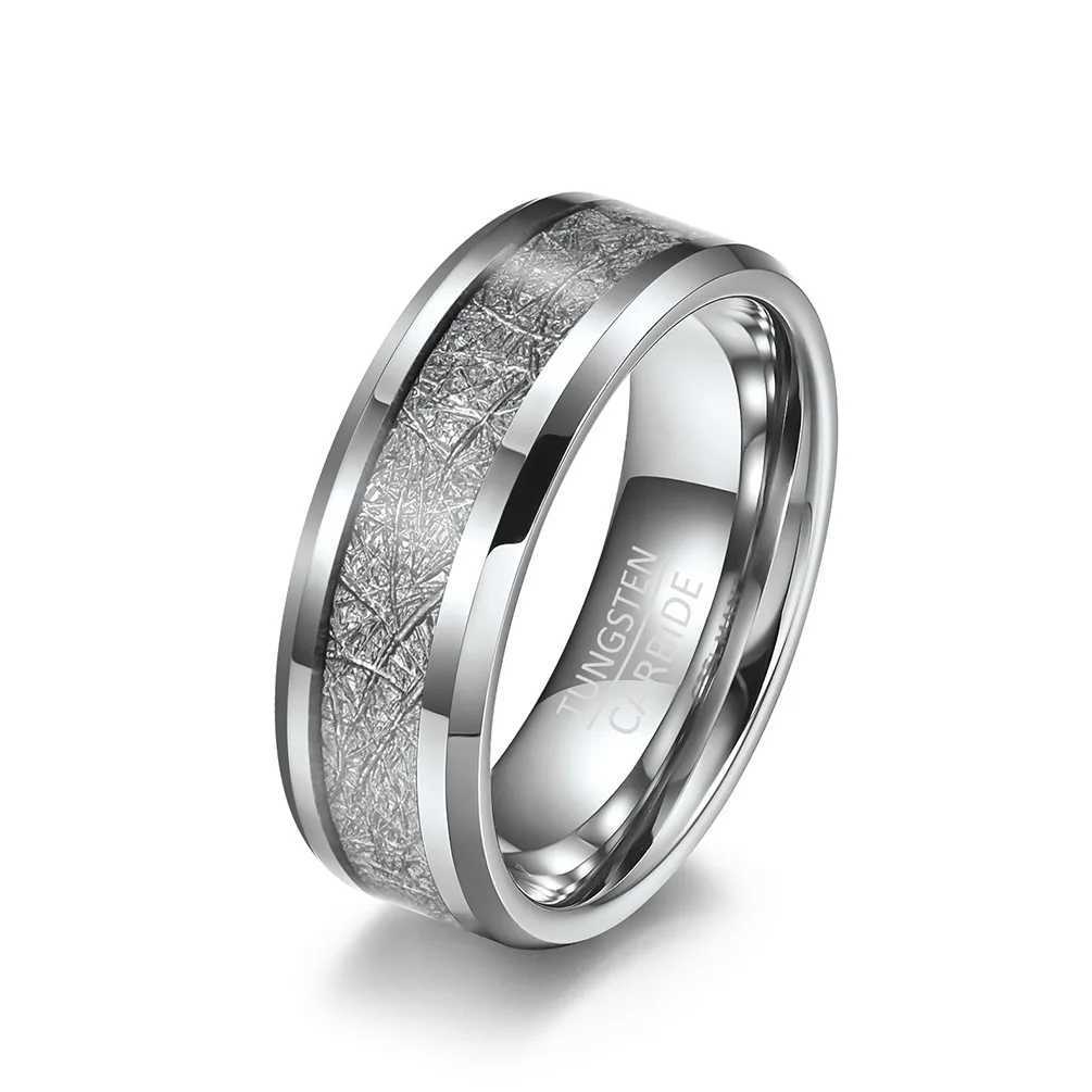4mm/6mm/8mm rose gold colored tungsten carbide ring for mens wedding and engagement rings W240925