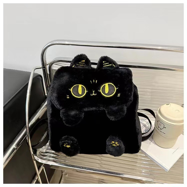 2024 new designer backpack cartoon lamb plush doll bag cute girl college JK multifunctional backpack ins backpack
