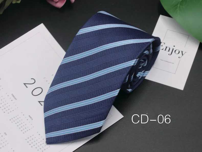 New Classic Blue Black Tie Mens Silk Mens Collar Wedding Party Business Advertisement Collar Tie Casual Solid Tie Y240925