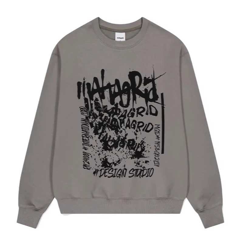 Fashion Style MGD Hoodies Classic Round Neck Hoodie Doodle Letter Printing Korean Style All-match MGD Sweatshirts PulloversX240925