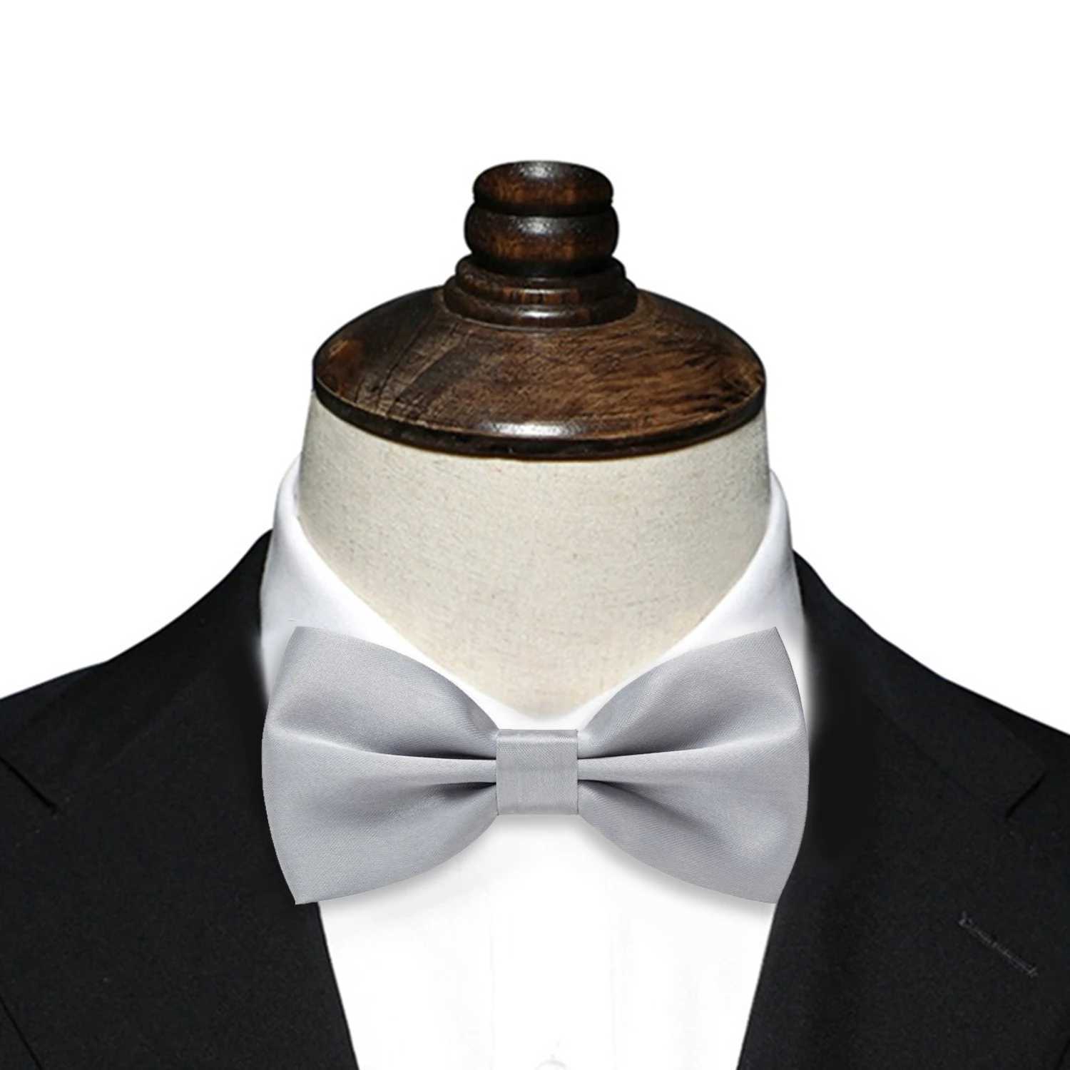S 1 piece of mens classic tailcoat collar for wedding parties tie for boys fashionable 33% purity Y240925
