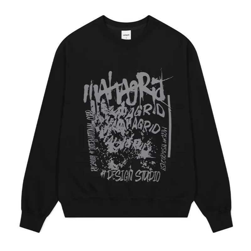 Fashion Style MGD Hoodies Classic Round Neck Hoodie Doodle Letter Printing Korean Style All-match MGD Sweatshirts PulloversX240925