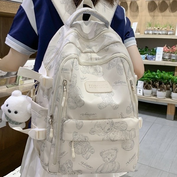 2024 new compact and fresh appearance, lightweight and large capacity backpack for girls, fashionable and cool casual backpack for boys and girls