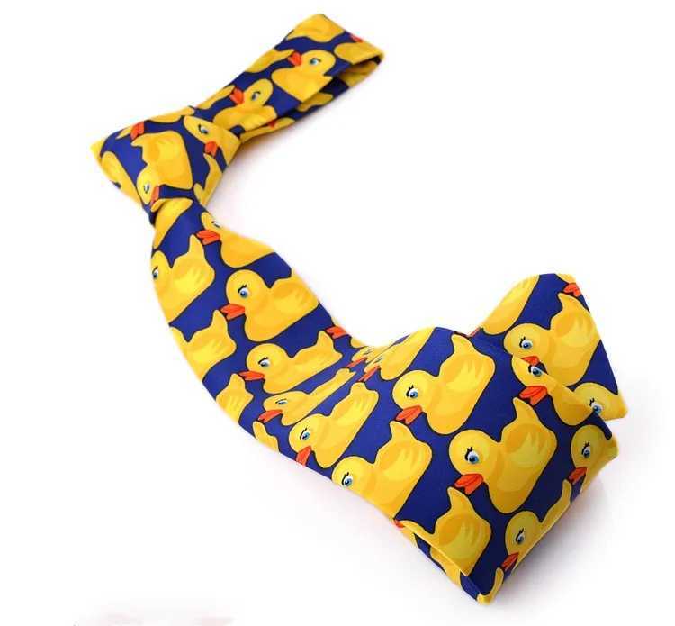 w Funny Rubber Duck Tie Mens Fashion Casual Fancy Ducky Professional Necktie Fashion Wedding Cute Ducky Tie For Man 8cm X2504071
