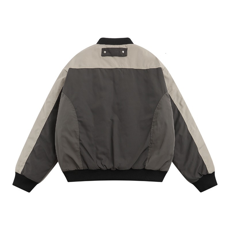 American Vibe Style Heavy Embroidered Bomber Jacket Autumn And Winter Thickened High Street Toog Loose Coat Men