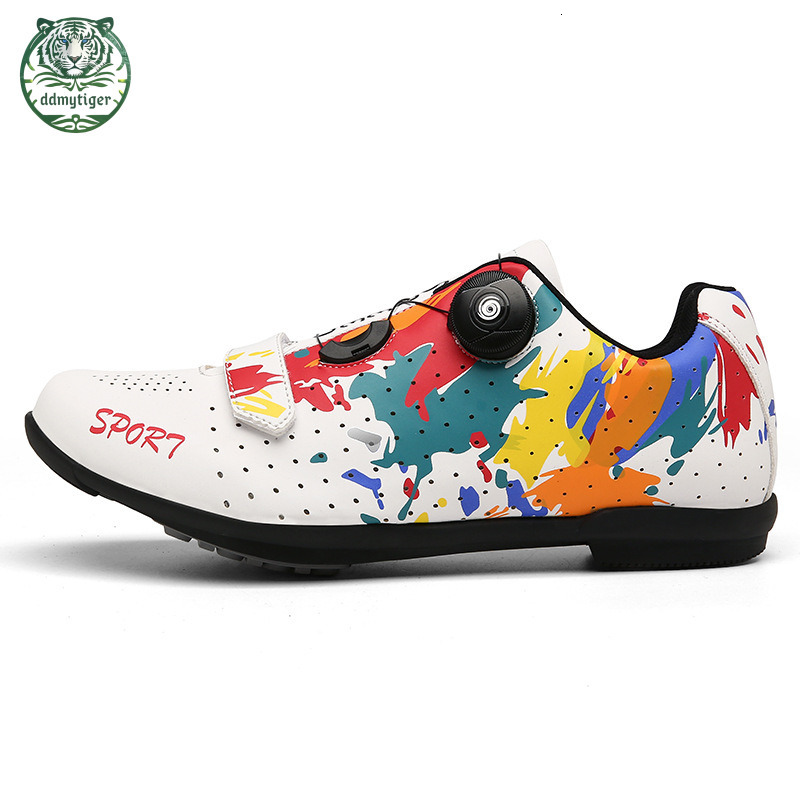 ddmytiger New for men, mountain without locks, competition road bike locking shoes, dual-use women's cycling shoes A ddmythur
