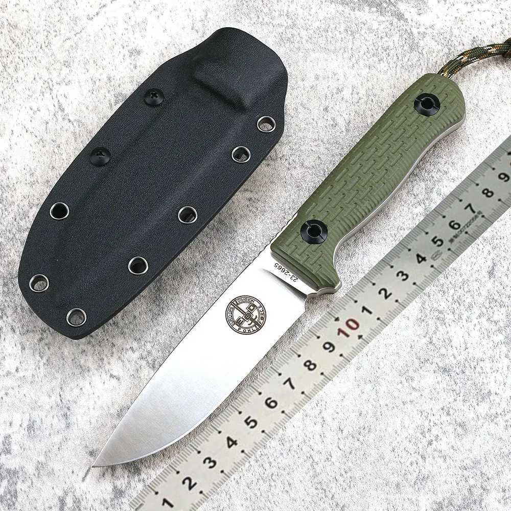 Trskt Pohl Hunting Knife Niolox Tactical Camping Knife Survival Rescue Knife with Kydex Sheath Drop Pack Outdoor Tool CL240925