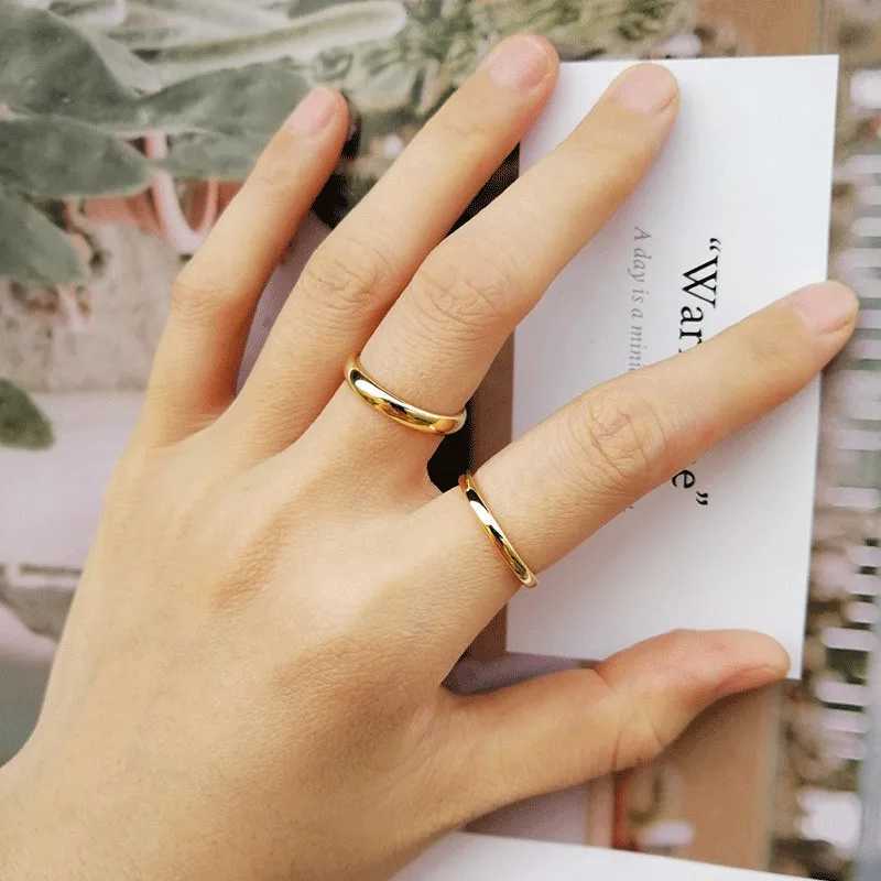 LETAPI 2023 New 2mm 3mm 4mm 6mm Gold 100% Tungsten Carbide Wedding Ring Mens Wholesale W240925