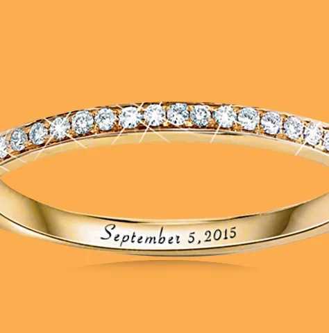 2-piece/set luxury and fashionable wedding ring set suitable for womens shiny round cut zircon rings gold party crystal jewelry accessories W240925