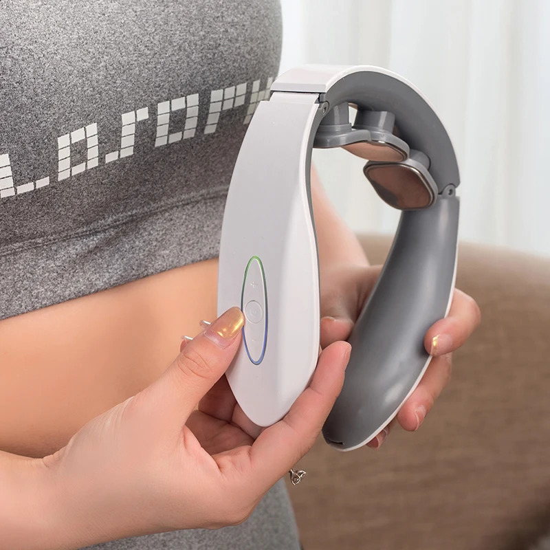 Electric Neck And Back Massager Shoulder Kneading Massage Pillow Trapezius Cervical Beautifully compact practi 240919
