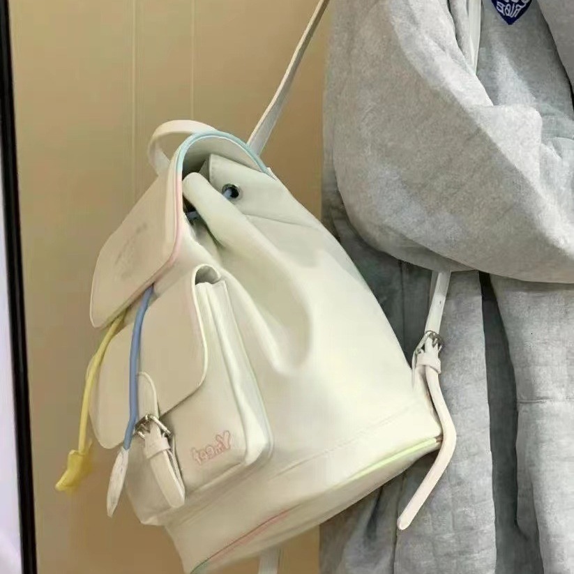 Niche Design 2024 New Designer Backpack Autumn/Winter Travel Bag Student Class Large Capacity Super Cute Female Backpack
