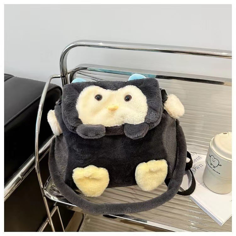 2024 new designer backpack cartoon lamb plush doll bag cute girl college JK multifunctional backpack ins backpack