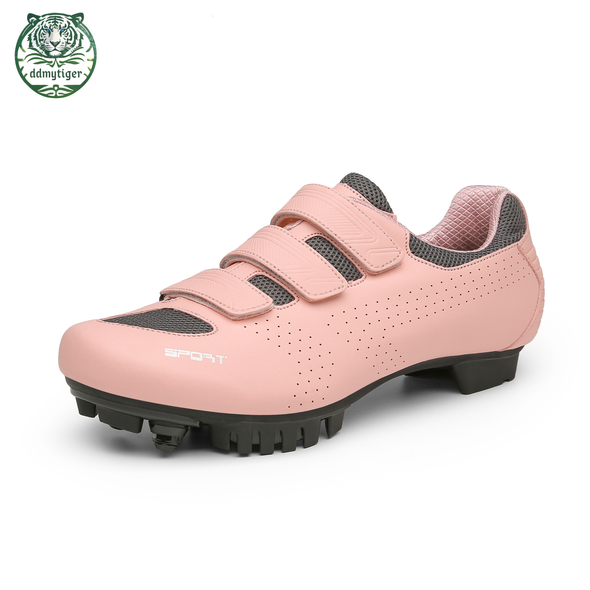 ddmytiger Outdoor plus size mountain cycling power assisted bikes, road shoes, sports events, cycling, men's and women's lock shoes A ddmyth